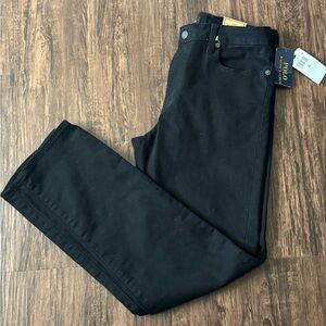 Boys Ralph Lauren Straight Black Jeans